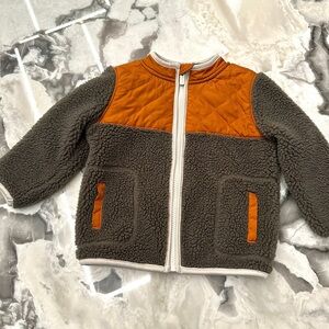 Old Navy Toddler Mock Neck Sherpa Jacket